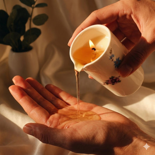 Świeczka do masażu Flora – 100 ml